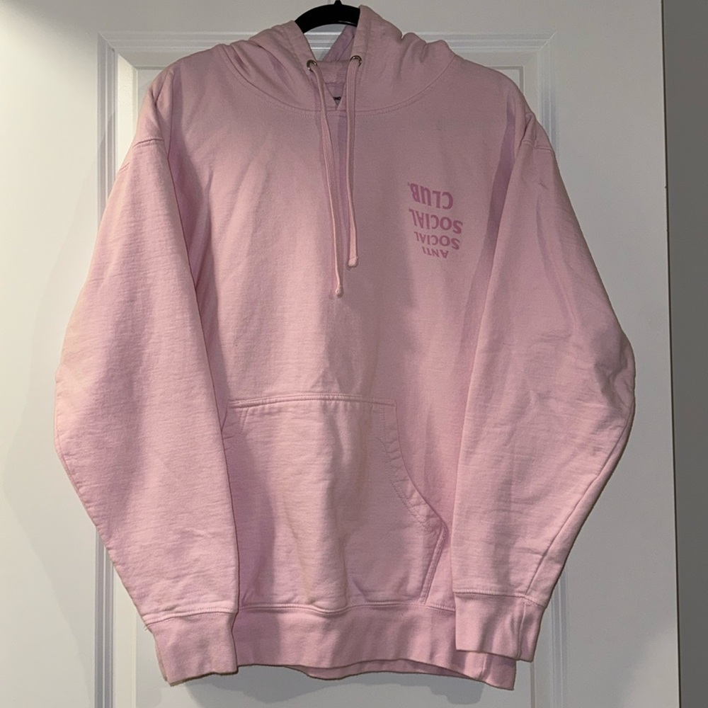 Anti Social Social Club Pink Hoodie